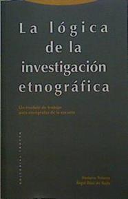 La lógica de la investigación etnográfica: un modelo de trabajo para etnógrafos de la escuela | 151585 | Velasco Maillo, Honorio M./Díaz de Rada Brun, Ángel