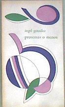 Prosemas o menos | 182338 | González González, Angel
