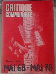Critique communiste Revue, 23 numero special MAI 68 - MAI 78 | 154977 | VVAA