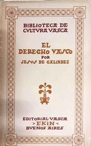 El Derecho Vasco | 188586 | Galindez, Jesus de