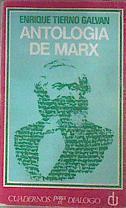 Antología De Marx | 53853 | Tierno Galvan Enrique