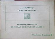 Obras musicales de Joaquín Ojinaga | 106454 | Ojinaga, Joaquín