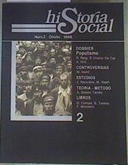 Historia Social. Núm 2. Otoño. 1988 | 161275 | Javier Paniagua/José A. Piqueras