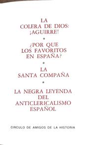 La Cólera de Dios: Aguirre  y otros Vol. VI La colera de los Aguirre Por que los favoritos en España | 188476 | César Ballester/Varios Autores