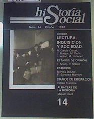 Historia Social. Núm 14. Otoño 1992 | 161299 | Javier Paniagua/José A. Piqueras