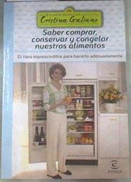 Saber comprar, conservar y congelar nuestros alimentos | 175394 | Galiano Ramos, Cristina