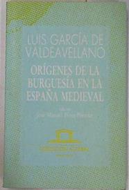 Orígenes de la burguesía en la España medieval | 130645 | Valdeavellano, Luis G.