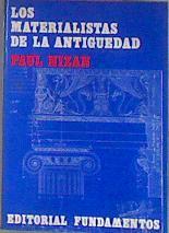 Los Materialistas De La Antigüedad | 44597 | Nizan Paul