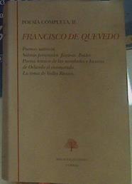Poesia Completa Tomo I y II (obra Completa) | 156406 | Quevedo y Villegas, Francisco de