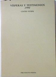 Vísperas y testimonios (1988) | 127646 | Vitier Ramirez, Cintio