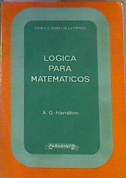Lógica para matemáticos | 168088 | Hamilton, A. G.