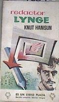 Redactor Lynge | 169889 | Knut Hamsun