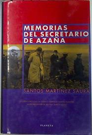 Memorias Del Secretario De Azaña | 8991 | Martinez Saura Santo