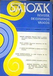 Saioak Revista de Estudios Vascos  Año 5  Número 5  1983 | 171306 | Felix Luengo, Manuel Montero/Elena Mariezcurrena, F. García de Cortázar/Andolin Eguzkitza, Jose Mª Lozano