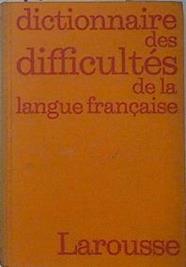 Dictionnaire des difficultés de la langue française | 136382 | Thomas, Adolphe V.