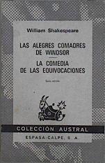Las Alegres comadres de Windsor. La comedia de las equivocaciones | 148282 | Shakespeare, William