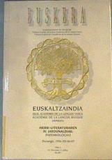Revista Euskera :  Paremiologiaz / Herri Literaturaren IV. Jardunaldiak, Durango, 1996-XII-06-07 | 167023 | VVAA