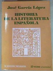 Historia de la literatura española | 157602 | García López, José