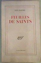Feuilles de saints | 167019 | Claudel, Paul