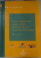 Recomendaciones Sobre el Buen Gobierno de las Empresas Familiares | 161327 | Fundación de Estudios Bursátiles y Financieros