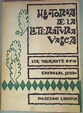 Historia De La Literatura Vasca | 60182 | Villasante Luis