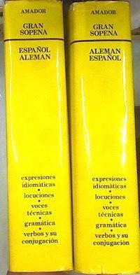 Gran Sopena Diccionario alemán-españo, español-alemán. 2 Tomos | 170708 | Martínez Amador, Emilio María