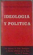 Ideologia y politica | 178503 | Hosé Carlos Mariátegui