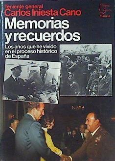 Memorias Y Recuerdos | 9147 | Teniente General, Iniesta Cano Carlos