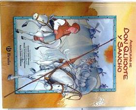 Aventuras de don Quijote y Sancho | 101687 | López Narváez (adaptación), Concha/Miguel de Cervantes/Alicia Cañas Cortazar ( Ilustrado)