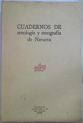 Cuadernos de etnología y etnografía de Navarra Nº 35-36 | 128611 | V.A.