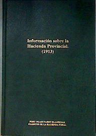Información sobre la hacienda provincial | 187324 | Introducción y edición Eduardo Alonso Olea