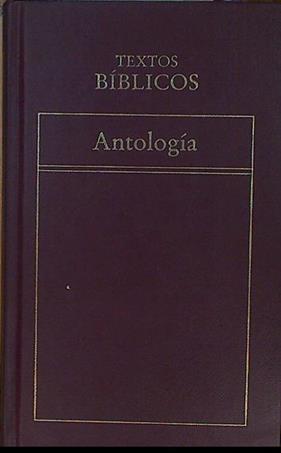 Textos Bíblicos. antología | 153793 | Biblia