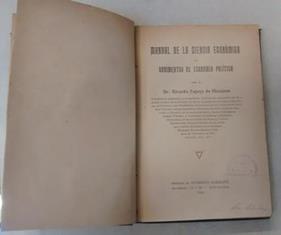 Manual de la ciencia económica o rudimentos de economía | 103248 | Espejo de Hinojosa, Ricardo