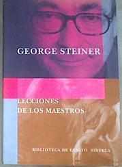 Lecciones de los maestros | 168629 | Steiner, George