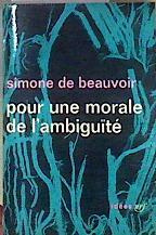 Pour une Morale de L'Ambiguité | 185043 | Simone de Beauvoir