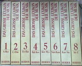 Das Grosse Lexikon Der Musik | 45785 | Honegger Massenkeil