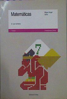Matematicas Tomo 2 Los Numeros | 38893 | Sainz, Miguel Angel