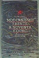 Modernismo frente a noventa y ocho | 160588 | Díaz-Plaja, Guillermo Luis