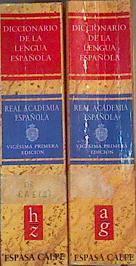 Diccionario de la lengua española 2 Tomos | 167530 | Real Academia Española