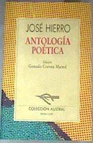 Antología poética | 176418 | Hierro, José