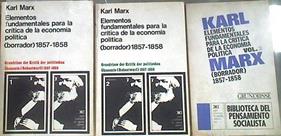 Elementos fundamentales para la crítica de la economía política ( borrador ) 1857 - 1858 ·3  vol | 103380 | Marx, Karl