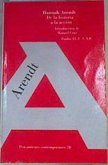 De la historia a la acción | 167166 | Arendt, Hannah
