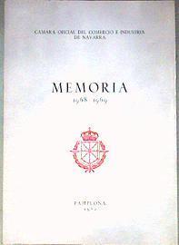Memoria 1968 - 1969 Camara Oficial de Comercio e industria de Navarra | 186563 | Camara Oficial de Comercio e industria de Navarra