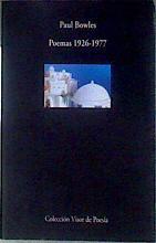 Poemas 1926-1977 | 186914 | Bowles, Paul/Merino, Antonio