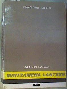 Mintzamena Lantzen | 163714 | Helduen Alfabetatzen Berreuskalduntzerako Erakunde