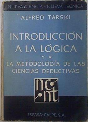 Introducción a la lógica y a la metodología de las ciencias deductivas | 74960 | Alfred Tarski