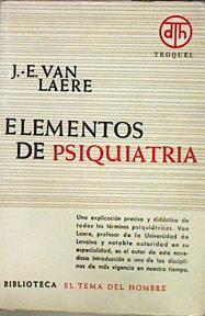Elementos De Psiquiatría | 43294 | Van Laere J E