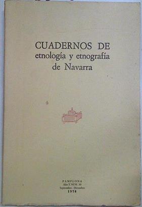 Cuadernos de etnología y etnografía de Navarra Nº 30 | 128605 | V.A.
