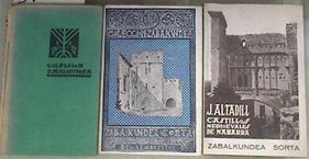 Castillos Medioevales de Nabarra ( Castillos Medievales de Navarra ) 3 tomos  Obra Completa | 85888 | Julio Altadill
