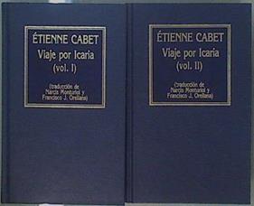 Viaje Por Icaria I-II 2 Tomos | 61517 | Cabet Étienne